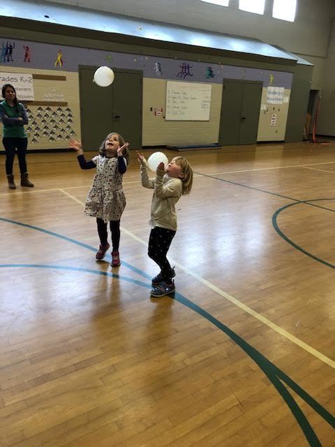 The K-Kids "Pop" using their eyes and hands as a team